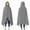 Black and White, variant on Wearable Blanket,Black White Square Checkered Pattern Hooded Wearable Flannel Blanket for Adults & Teens,Winter Poncho Shawl Wrap Cape Cozy Anti-Pill,60"x80"