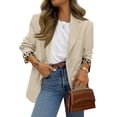 thumbnail image 2 of Blazers for Women Long Sleeve Open Front Suit Jackets 2026 Business Casual Outfits, 2 of 5