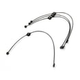 thumbnail image 4 of Allstar Hood Pin Lanyard - 10 in Long - Nylon - Black - Set of 4 ALL18468, 4 of 4