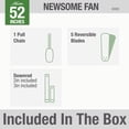 thumbnail image 5 of Hunter Fan Company 53322 52" Newsome Ceiling Fan, Fresh White, 5 of 5