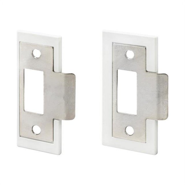 Prime-Line 5902671 Kit de Réparation Attrape-Porte Fix-A-Latch Argent & Nickel Satiné