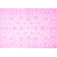 thumbnail image 1 of Ahgly Company Indoor Rectangle Oriental Pink Traditional Area Rugs, 2' x 5', 1 of 4