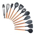 thumbnail image 2 of Utensilios de cocina antiadherentes, juego de utensilios de cocina de silicona, 11 Uds., 2 of 5