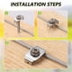 thumbnail image 4 of Upgrades Fence Stabilizers Reusable Metal Anchors Time Saving Solution Simple Installation for Efficient boundaries Setups, 4 of 5