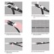 thumbnail image 4 of Eigraketly Soporte de caña de pescar para coche, 2 uds., nailon duradero, ajustable, correa de vendaje de alta para vehículo, Ciclismo, 4 of 5
