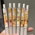 thumbnail image 3 of Gany 6 Unids/set Doraemon Winnie Click ball pen cartoon cute black gel Papelería Para Estudiantes, 3 of 4