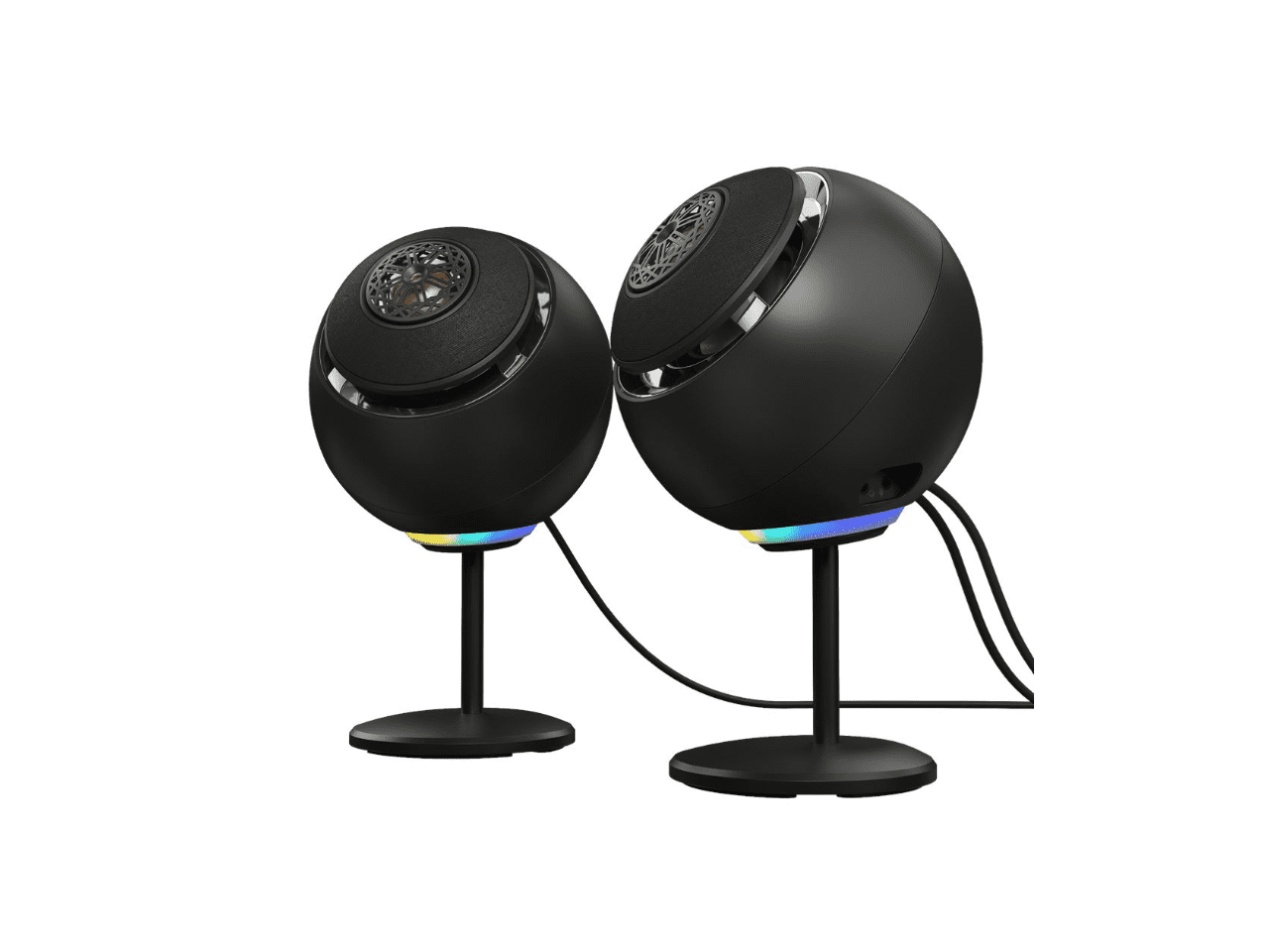 Creative Pebble Nova Premium 2.0 USB-C Speakers with Coaxial Drivers - Black