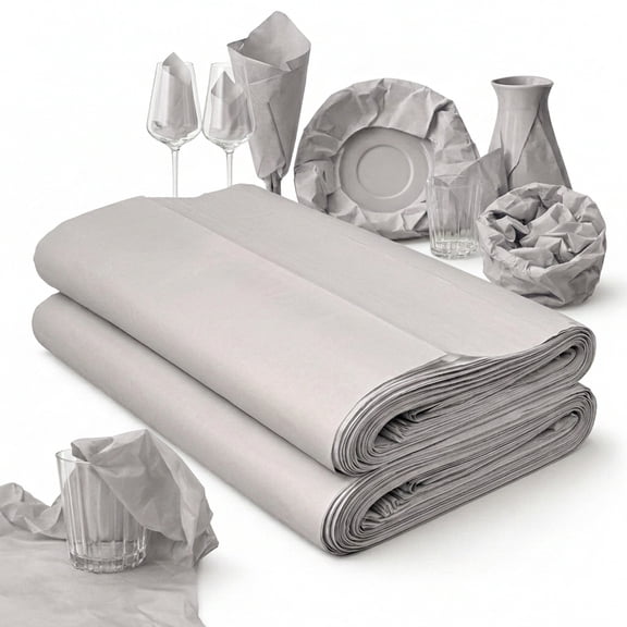 Packing Paper for Moving, Newsprint Packing Paper Sheets for Shipping & Transportation (100 Sheets, 27”x15”)