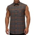 thumbnail image 2 of Yaoyar Mens Sleeveless Shirt Casual Summer Tank Top Button Up Sleeveless Beach Shirts with Chest Pocket, 2 of 8