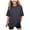 Gray, variant on Quealent Girls Short Sleeve T Shirts Kids Summer Oversized Tops Casual Crewneck Basic Tees Purple for 9-10 Years