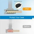 thumbnail image 3 of 2X Extra Large Monitor Mount Reinforcement Plate - Desk Bracket Support for C Clamp Installation, Table Mounting Bracket,2 x Desk Bracket kit,Black, 3 of 5