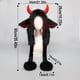thumbnail image 2 of Sombrero de Invierno para Adultos, Sombrero de Oído Anime Yak con Piel Falsa, Linda Protección de Oído Al Aire Libre Y Accesorio de Disfraz de Moda para Fiestas, 2 of 9