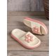 thumbnail image 5 of New Summer Sweet Floral Lightweight Soft Bottom Anti-Slip Plastic Household Slippers For Women, 5 of 5