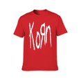 thumbnail image 4 of 90s Metal Band Style T-Shirt, Vintage Distressed Logo Tee, Retro Heavy Music Apparel Red-style 2XL, 4 of 7