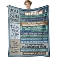 thumbnail image 1 of LHSHID Nephew Gifts from Auntie Blanket Nephew Gifts to My Nephew Encouragement Gifts Best Nephew Ever Gift from Uncle Funny Graduation/Birthday for Nephews Throw Blankets 30"x40", 1 of 8