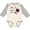 thumbnail image 3 of Inktastic I Love My Great Aunt Girls Long Sleeve Baby Bodysuit, 3 of 5