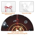 thumbnail image 4 of Sikiie Casino King And Playing Cards 30-48 inches {designName} Print Christmas Tree Skirt Snowman Xmas Tree Skirt with Edge Christmas Decorations for Holiday Party-36", 4 of 7