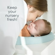 Diaper Genie Select Gift Set,White,Stainless Steel,1 Diaper Pail,2 Jumbo Square Refills-1620 Count, Infant