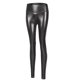 thumbnail image 1 of Women's Glossy Elastic Nine Tenths Trousers Fashionable Skinny Pants Body Hugging Pants Suitable For Various Occasion black shiny leather XL, 1 of 4