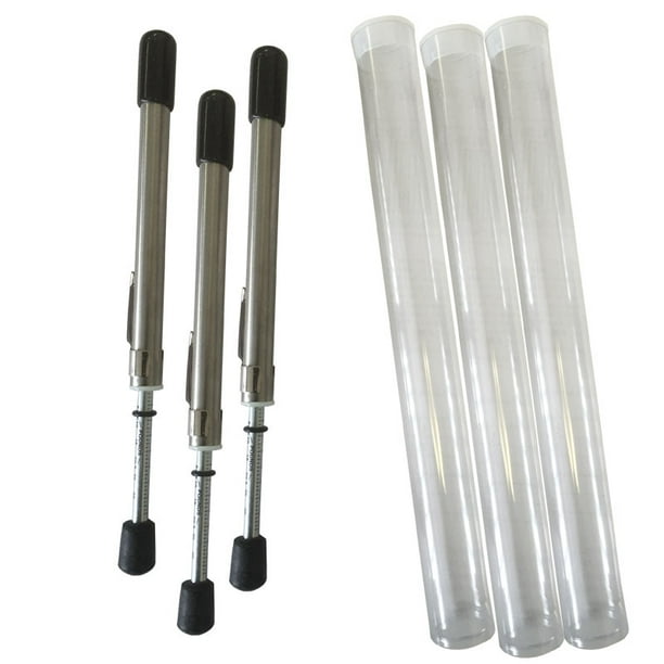 Door Pressure Gauge, 035 Lbs with Plastic Protective Tube 3 Pack