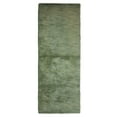 thumbnail image 2 of Rugsotic Carpets Handmade Rugs Hand Knotted Loom Runner 2'6''x8' Green Wool for Indoor Use, 2 of 9