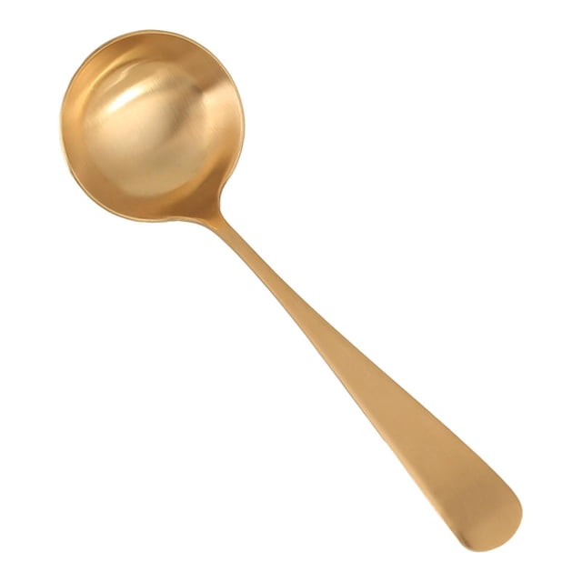 Cuchara de latón, utensilios de cocina, utensilios de cocina, cuchara para servir, cuchara de cocina para reuniones, Camping, Buffet, entretenimiento, Cucharón de sopa