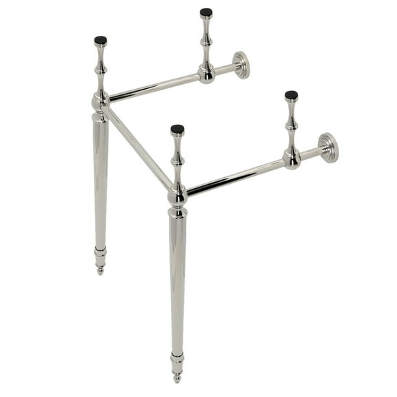 Kingston Brass VPB30166 Brass Wall Mount Console Sink Legs, Polished Nickel