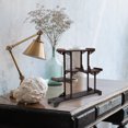 thumbnail image 4 of MasteelfCA Wooden Carving Antique Display Rack Curio Display Stand Antique Storage Rack, 4 of 9