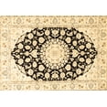 thumbnail image 1 of Ahgly Company Indoor Rectangle Medallion Brown Traditional Area Rugs, 2' x 4', 1 of 4
