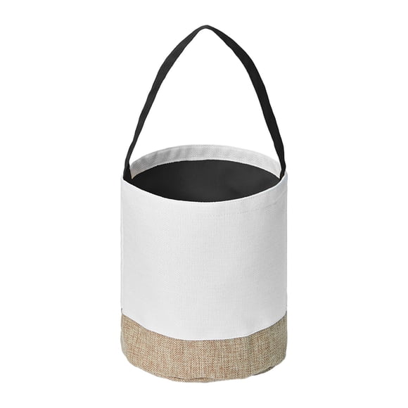 Cubo de Caza de Pascua Sunnimix para niños cesta de Pascua negro