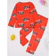 thumbnail image 5 of ATAIKU 3-8Y Toddler and Little Boy Pajamas Set Kids Long Sleeve Tee and Pants Sports Car Sleepwear Boys 2-Piece Jammies, 5 of 13
