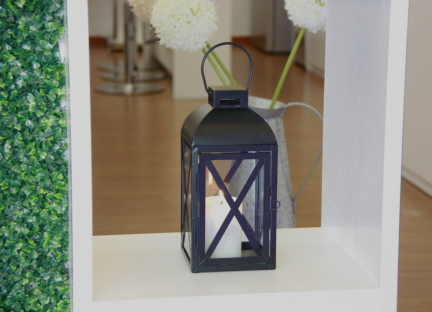 Details about   Mainstays Black Metal Lantern Home Event's and Wedding Decor 