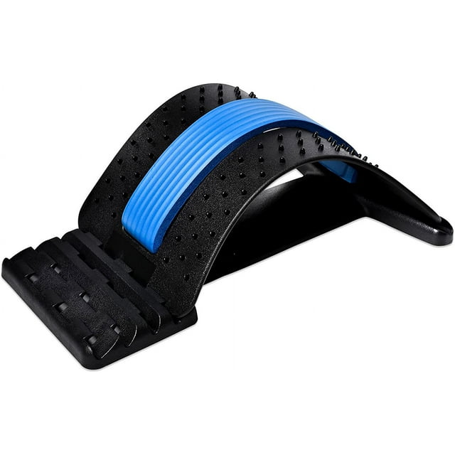 Back Stretcher Lumbar Back Pain Relief Device Spine Deck/Borad Multi-Level Back Massager Lumbar Pain Relief for Herniated Disc Sciatica Scoliosis Lower and Upper Back Stretcher Supp