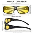 thumbnail image 2 of Gafas de sol Fit Over Glasses URUMQI polarizadas 100% UV400, 2 of 7