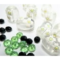thumbnail image 5 of Flower Glass Beads For Bracelets Making, DIY Jewelry Supplies, Gift For Beader, 40 pcs, Dogwood, 5 of 8