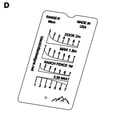 thumbnail image 1 of Ensemble Familial de Cartes Range-R Créatif Outil de Gabarit de Règle de Chasse en Plein Air, 1 of 1
