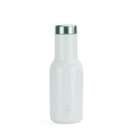 Stainless Steel Vacuum Insulated Slim Water Bottle - Set Of 2 - 350 ml - White