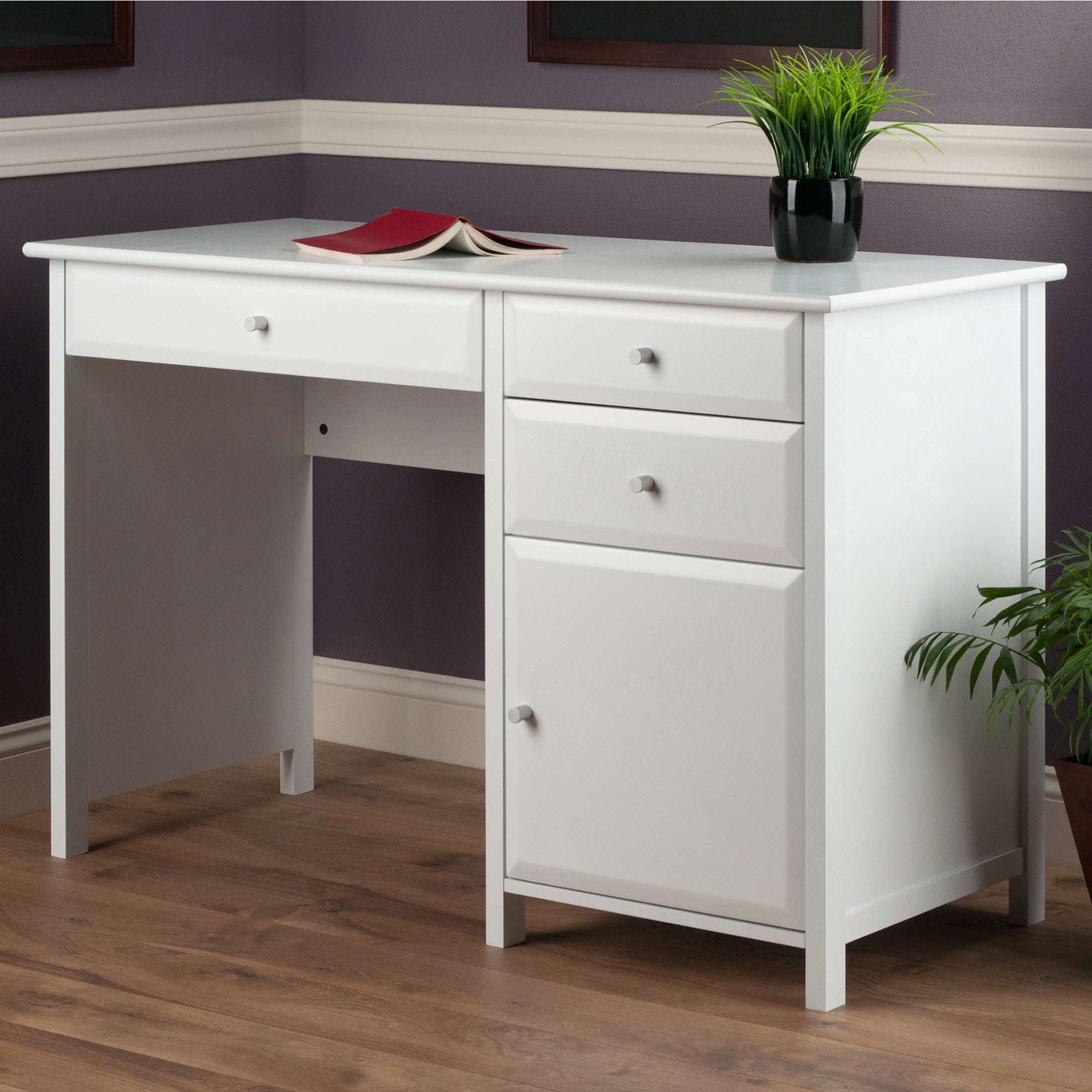 Winsome Delta Office Writing Desk, White Finish