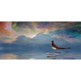 thumbnail image 4 of Eagle Piggy Bank, Majestic Huge Bird Flying Above the Sea into the Starry Sky Freedom Themed Image, Ceramic Coin Bank Money Box for Cash Saving, 3.6" X 3.2", Multicolor, by Ambesonne, 4 of 4