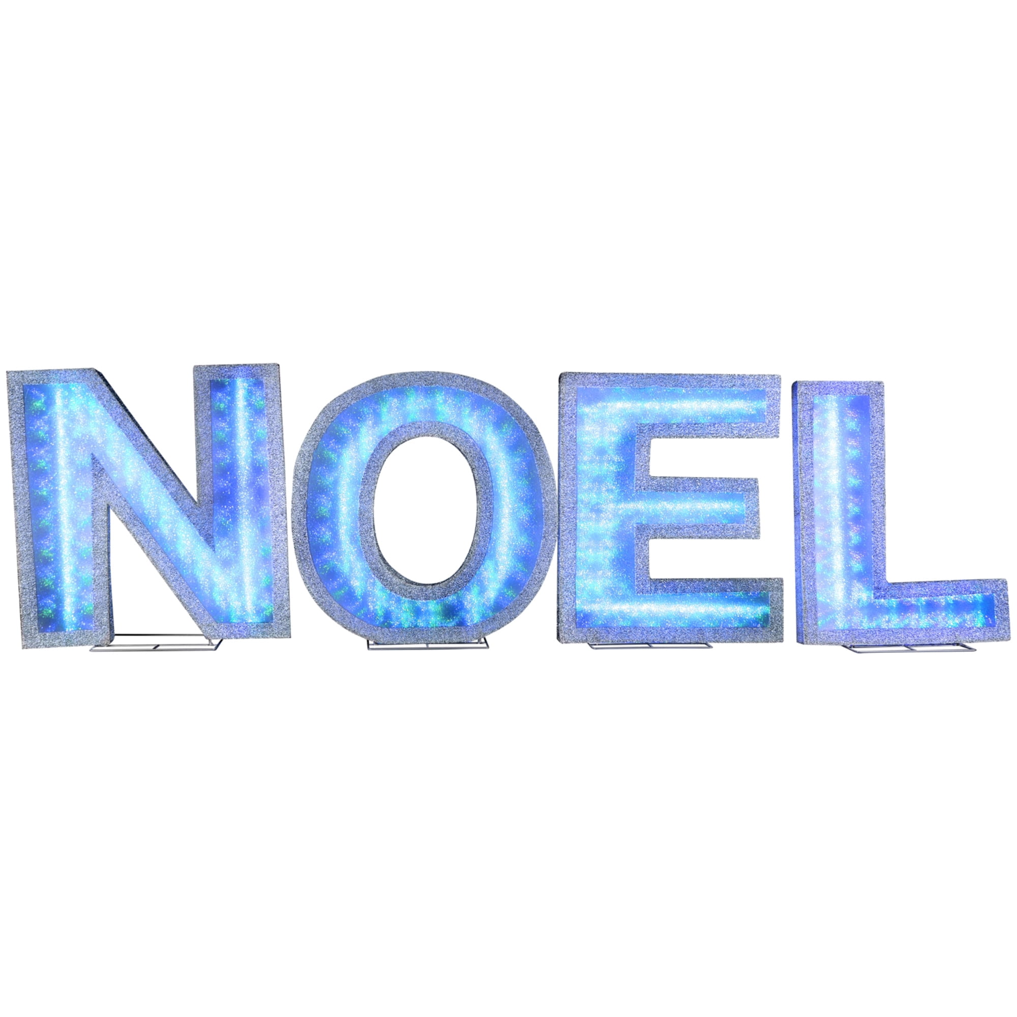 Gemmy 19 in. Lights Shadow Box NOEL Lighted Display