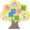 NA, variant on Classroom Tree Bulletin Board Decorations Felt Self Adhesive Tree Bulletin Board Cutouts 23.6" x 23.6" Classroom Wall Decor Supplies for School Elementary Teacher Chalkboard