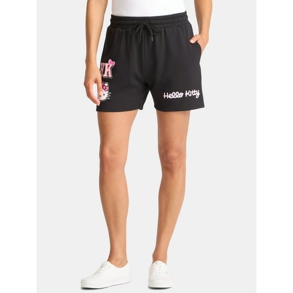 Hello Kitty Women’s Graphic Fleece Shorts, Sizes XXS-XXL