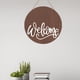 thumbnail image 3 of Placa de puerta de bienvenida de PVC con lazo de celosía que cuelga en la pared de muebles para el hogar Wmkox8yii gf10664, 3 of 7
