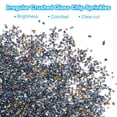thumbnail image 3 of Uxcell Crushed Glass Glitters Colorful Irregular Glass Chips Chunky AB Color, 3 of 5