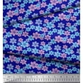 thumbnail image 2 of Soimoi Cotton Poplin Fabric Artistic Floral Fabric Prints By Yard 56 Inch Wide, 2 of 3