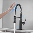 thumbnail image 2 of KOFUN Touch Kitchen Faucet, Kitchen Sink with Pull Down Sprayer, Brushed Nickel Stainless Steel Kitchen Faucets for Kitchen Sink, Touch Inductive Sensitive Faucet Mixer, 2 of 7