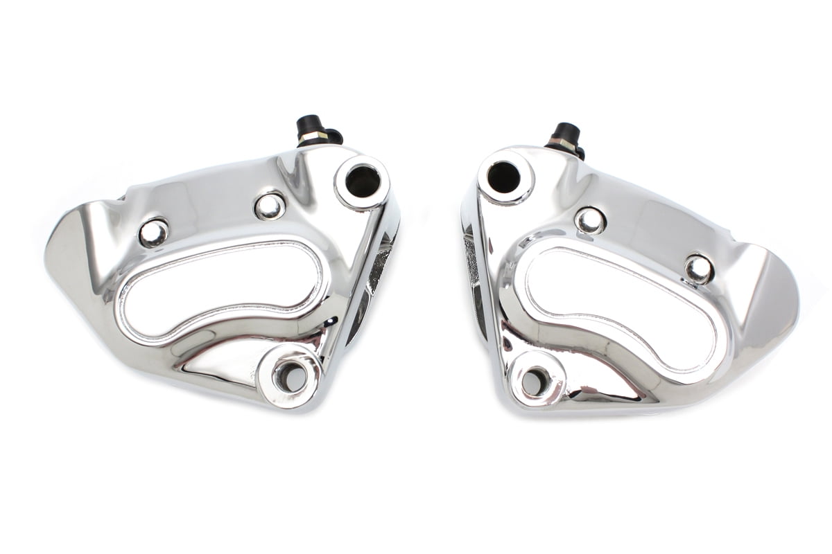 Chrome Front 4 Piston Caliper,for Harley Davidson,by V-Twin