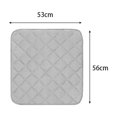 thumbnail image 7 of Seat Cushion Washable Absorbable PP Reusable Wheelchairs Pads Seat Bed Pad for Chairs Furniture Scooters Elders Adult - Grey,, 7 of 7