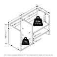thumbnail image 3 of Furinno Hermite Desk Organizer with File Holder and Desktop Bookshelf, Black Espresso, 3 of 6