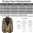 HWeei Male Prom Party Suit Flower Fashion Sequin Slim Fit Long Sleeve